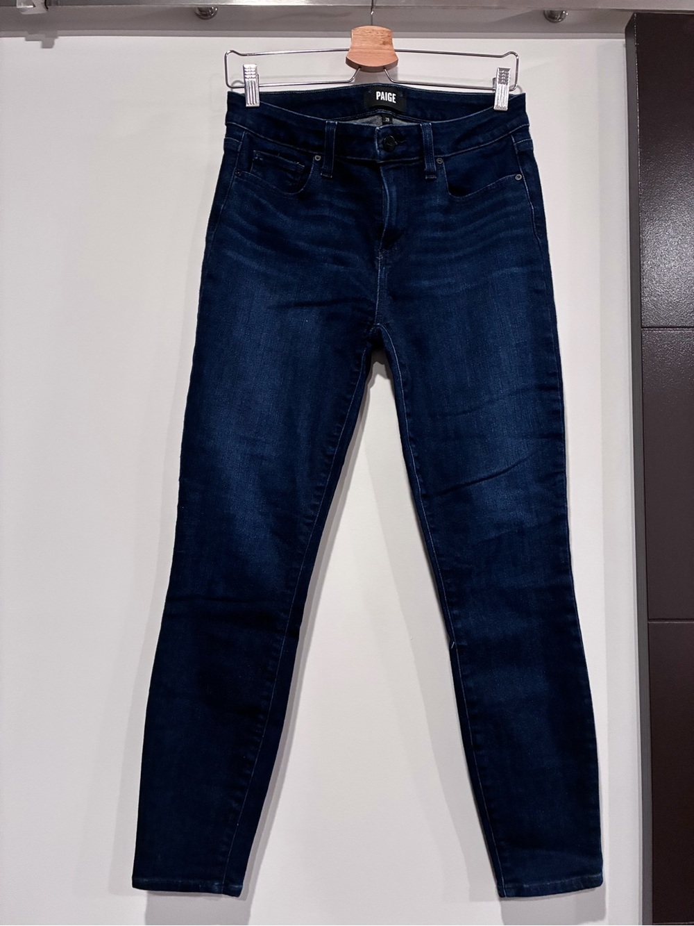 PAIGE Womens Indigo Skinny Jeans